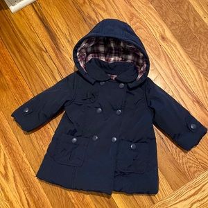 Jacadi girl’s thermal lined coat
